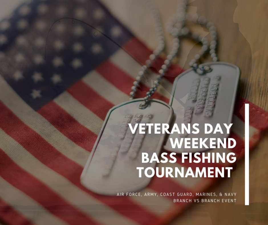 Free Veterans Day Weekend Bass Fishing Tournament